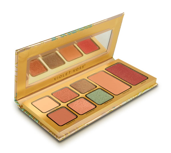 Pretty in Paradise Face & Shadow Palette – Violet Voss Cosmetics (( NIB. )) ▪️Violet Voss™️ Pretty In Paradise Eyeshadow Palette. main image 2