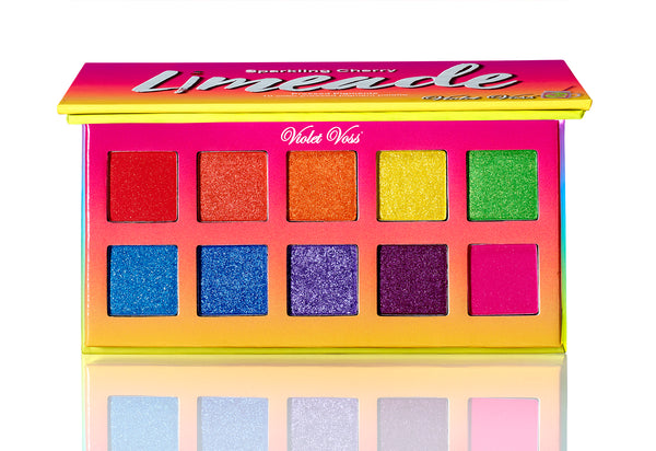 Sparkling Cherry Limeaid Mini Pressed Pigment Palette – Violet